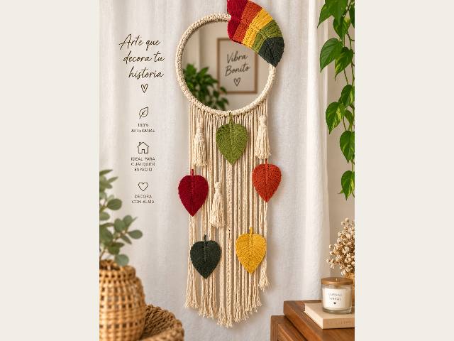 Espejo Boho Artesanal