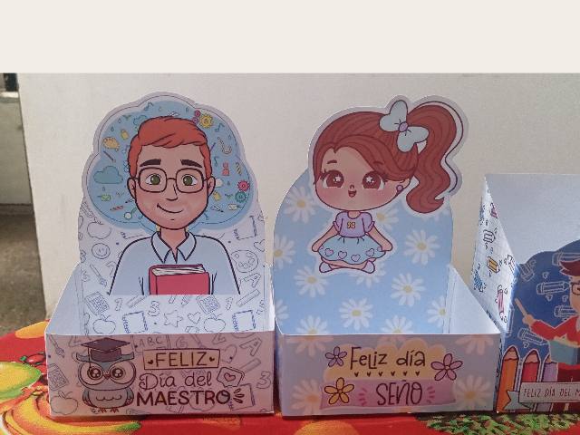 Cajas para el día del maestro