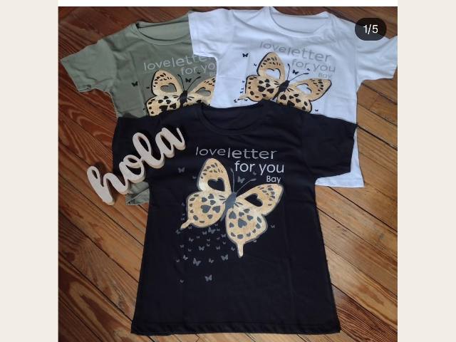 REMERAS EN ALGODÓN 100%