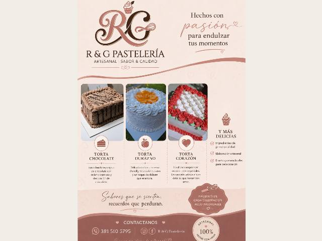 Puesto R&G pasteleria artesanal
