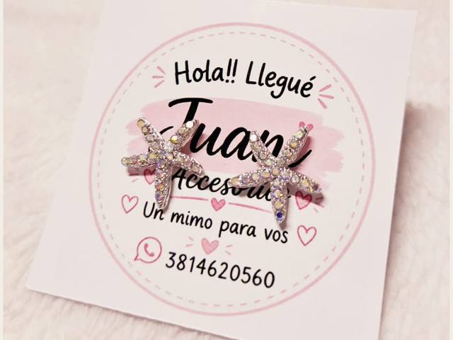 Estrellas con glitter
