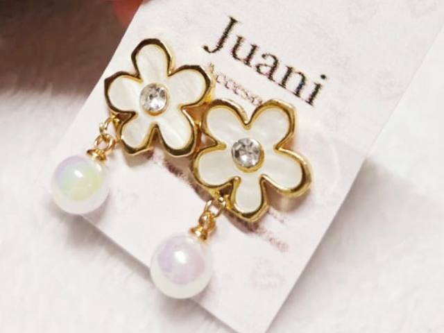 Aros Flor & Perlas