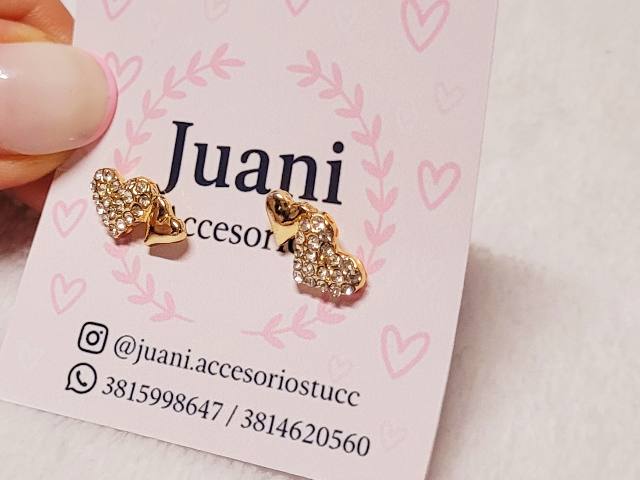 Aros Corazones Dobles