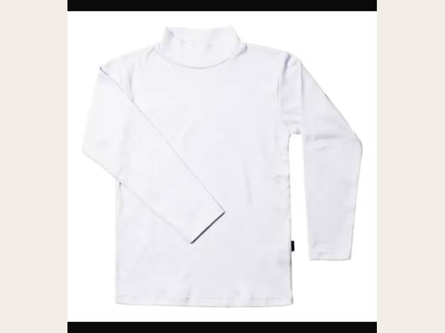 Media polera algodón interlock