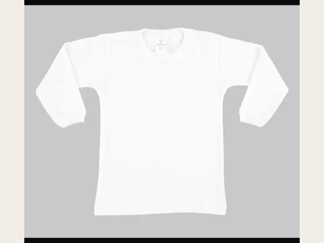 Camiseta cuello redondo algodón interlock