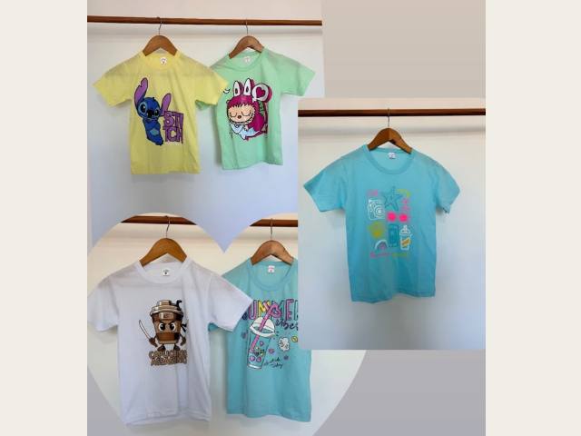Remeras algodón estampada
