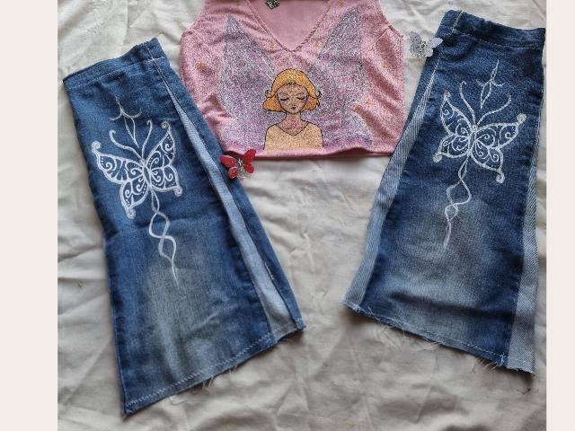 CONJUNTO MAGIA✨️ Polainas Butterfly🦋+Top Hada🧚‍♀️