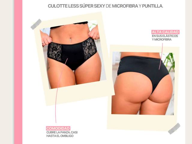 Culotte tiro alto / talles reales para mujeres reales 