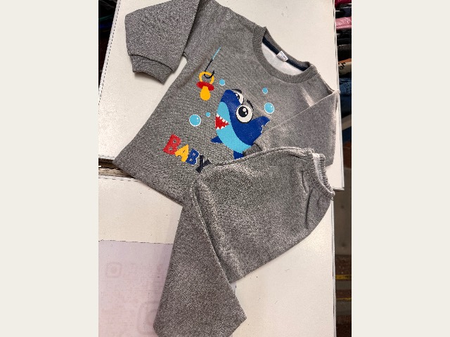 Conjunto de bebe de algodon talle 3
