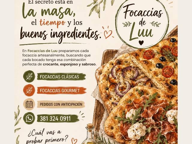 Focaccias de luu