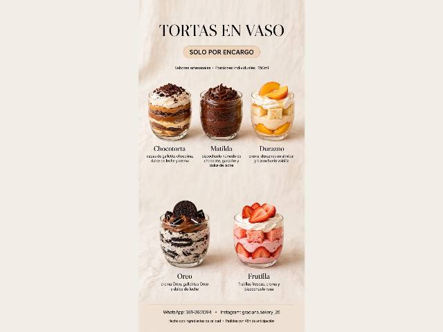 Torta vasos 🍰🤤