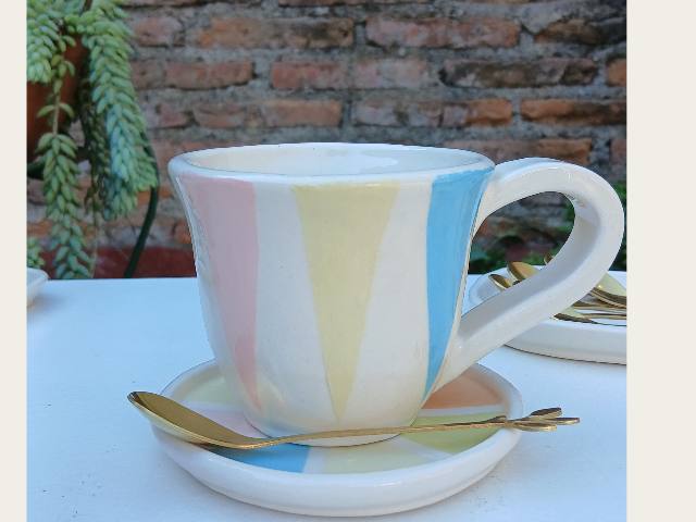 Taza y bandeja