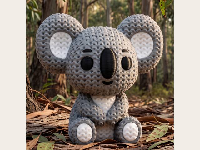Koala de punto