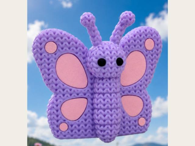 Mariposa de punto