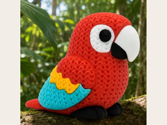 Guacamayo de punto