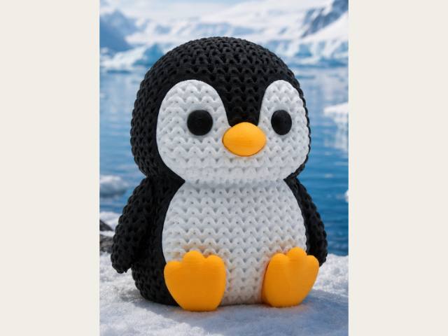 Pingüino de punto