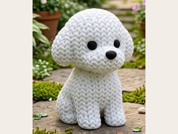 Bichón Frisé de punto