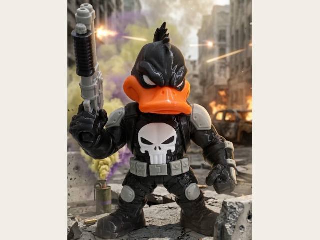 Pato Lucas Punisher