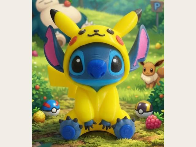 Stitch Picachu