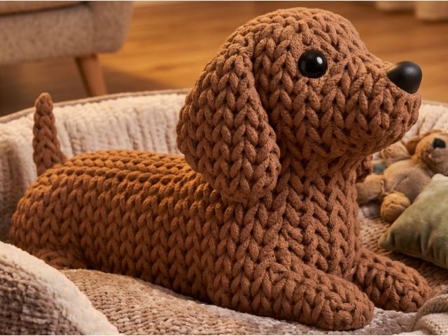 Perro salchicha de punto