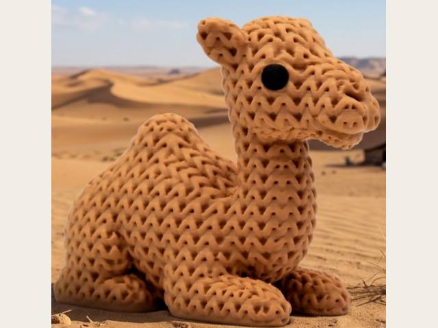 Camello de punto