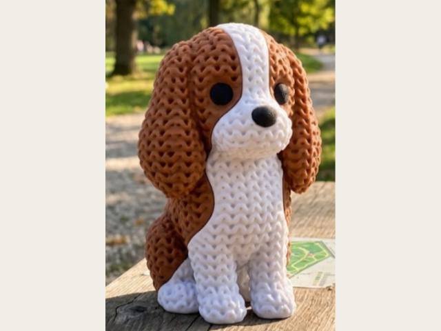 Cavalier King Charles Spaniel de punto