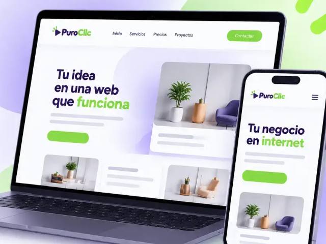 Landig page