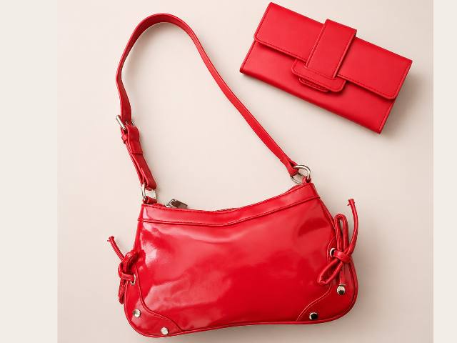 Combo baguette+billetera red ❤️🔥