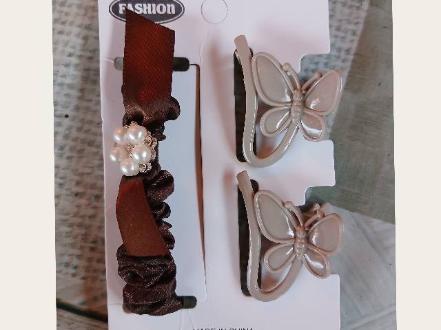 Set de trabas con scrunchis