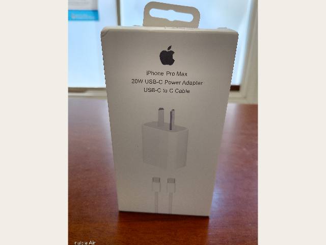 Cabezal cargador de iPhone 20w