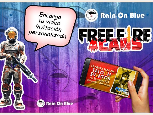 Free Fire - Evento "The Chaos" - Invitación de cumpleaños