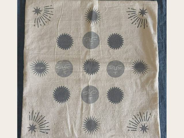 ✨Funda de Almohadon - Astros Natural☀️🌙✨