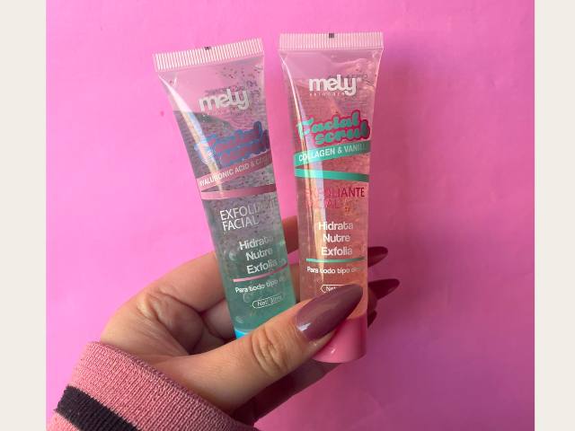 Exfoliante facial Mely