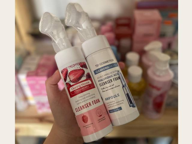 Espuma de limpieza facial Tei 🍓