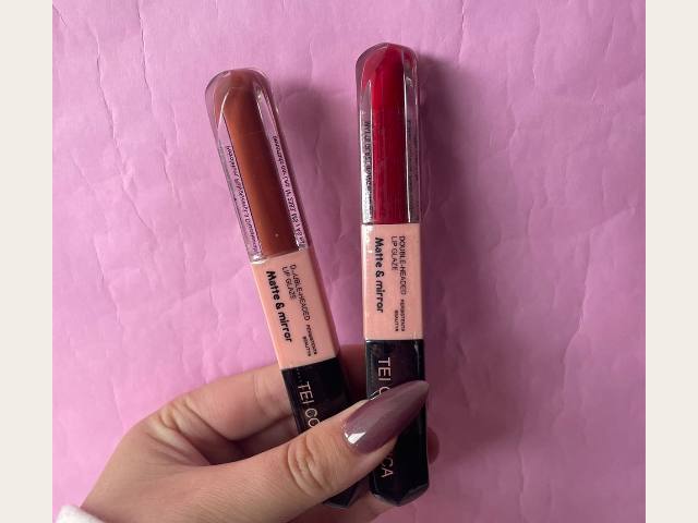 Labial Matte+Gloss trasparente TEI 