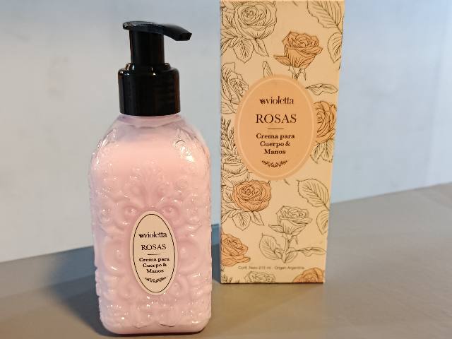 Crema para manos y cuerpo Rosas