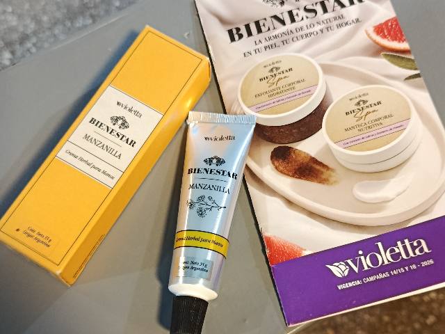 Crema para manos Manzanilla