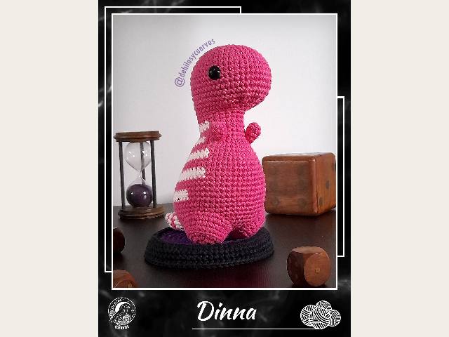 Dinna, la T-Rex - Amigurumi