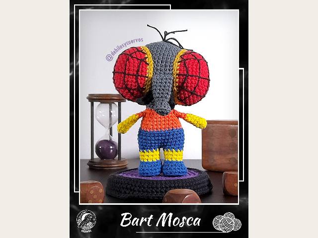 Bart Simpson Mosca - Amigurimi
