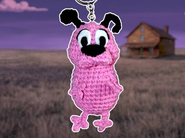 💜 Llavero - Coraje el perro cobarde 💜