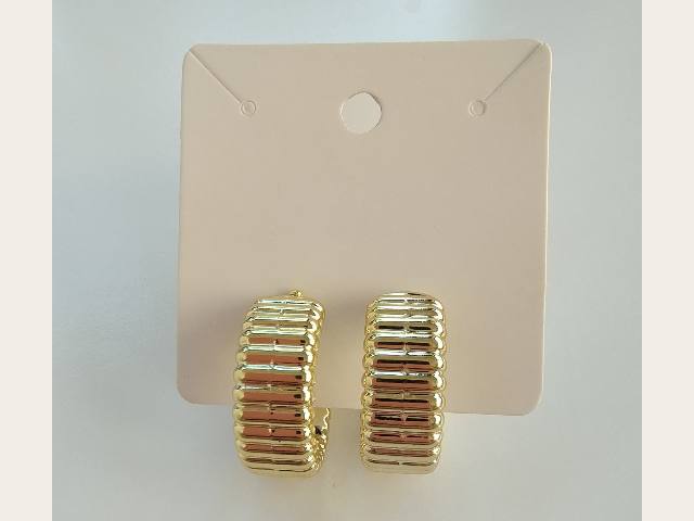 Aros Argollas Rayadas