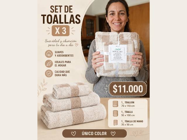 Set de toallas