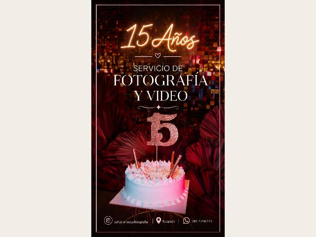 Fotografía y Video 15 años
