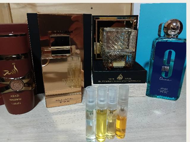 Pack x4 decants 5ml masculinos