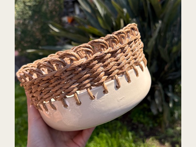 Bowl ceramica y cesteris