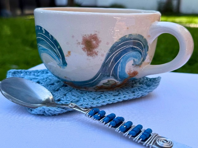 Set de taza individual y cucharita