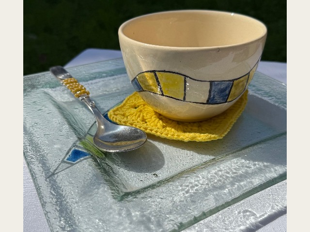 Set plato, bowl, cuchara emindividual