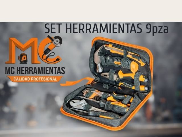 Set herramientas 9pza lusqtoff