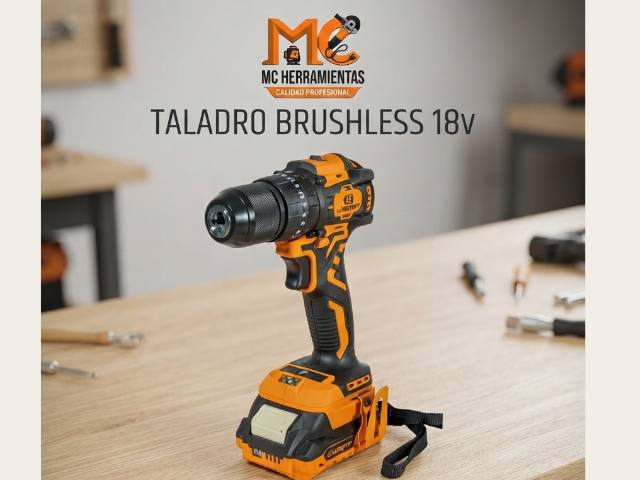Taladro percutor 18v sistema brushless