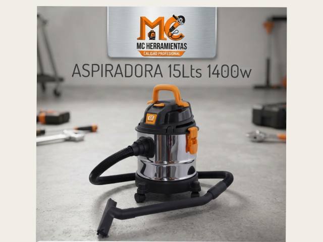 Aspiradora 15lts 1400w 